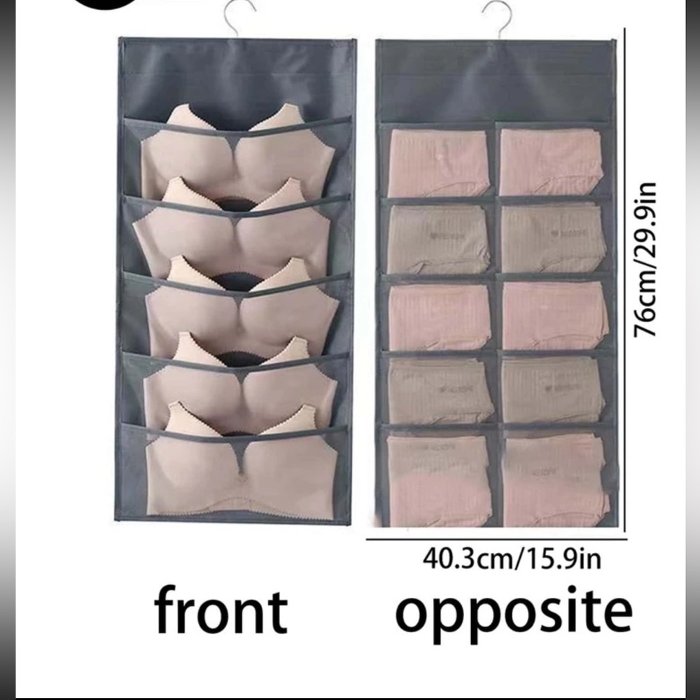 Hanging Closet Organizer with Pockets